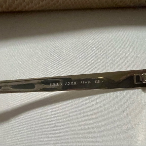 JIMMY CHOO INES/S INES AXX Dark Havana Cat Eye Sunglasses 58-14 New Authentic - Picture 11 of 12